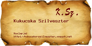 Kukucska Szilveszter névjegykártya